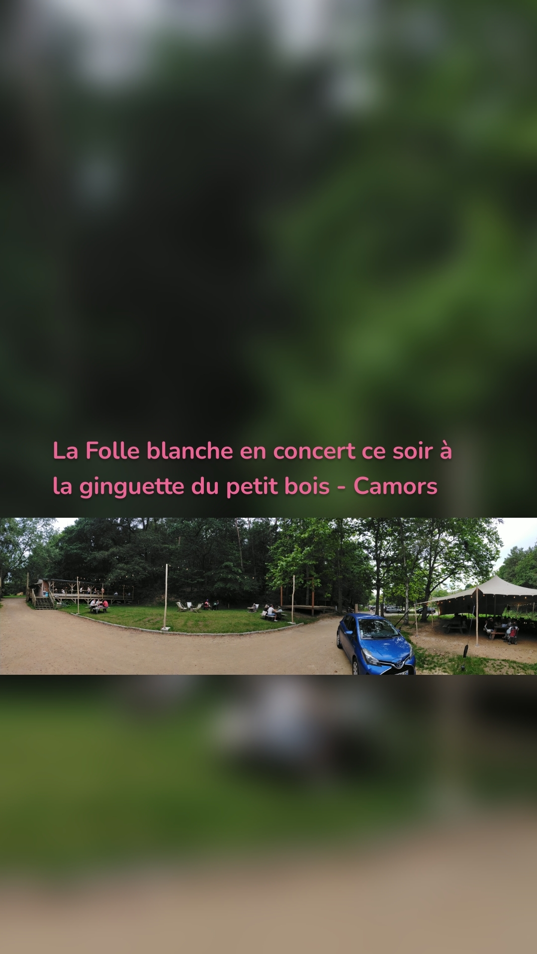 La Folle blanche en concert ce soir à la ginguette du petit bois - Camors
